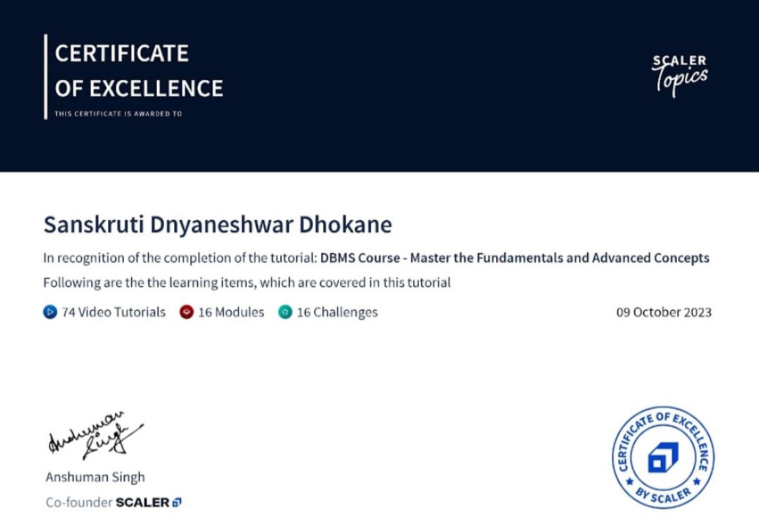 Certificate 1